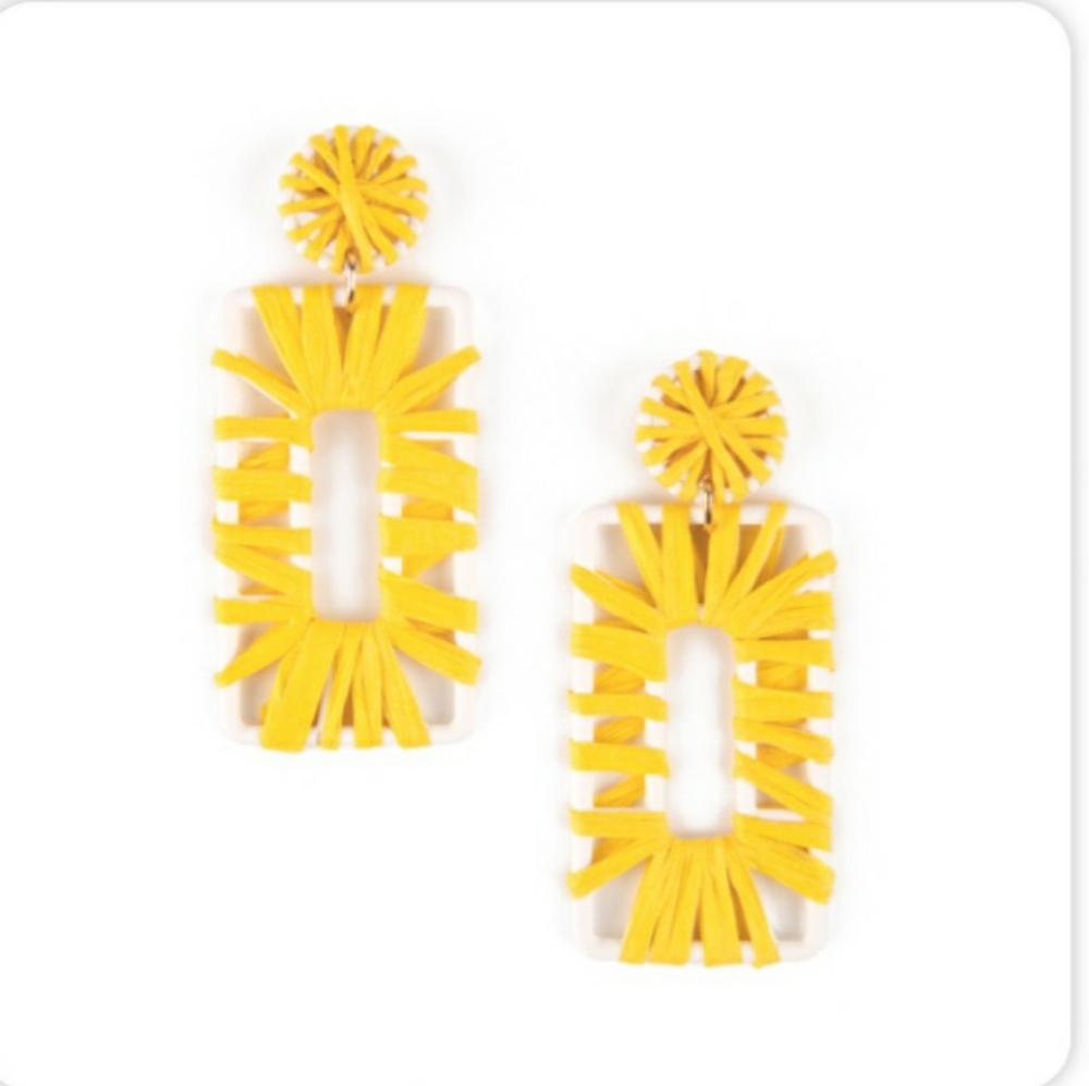 Yellow Earrings
